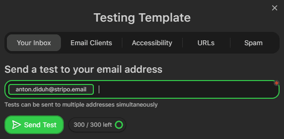 Test template newsletter