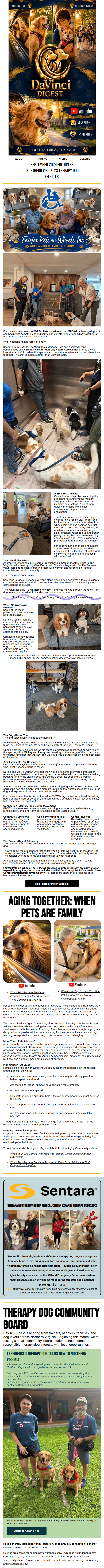 Example of an email from the nonprofit organization Example of an email from the nonprofit organization