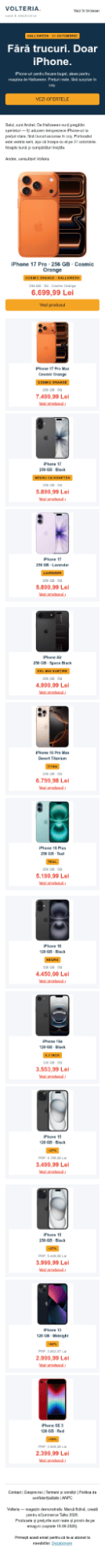 Product cards stacked in one column on mobile