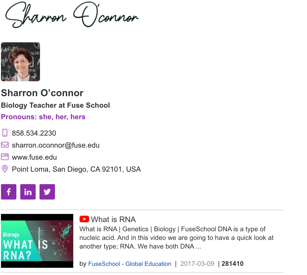 Pronouns in teacher email signatures Pronouns in teacher email signatures