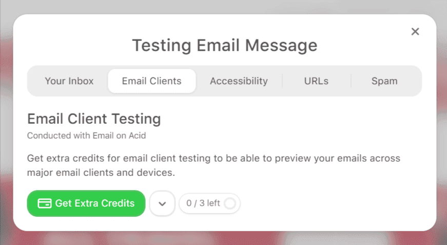 Test du rendu des e-mails sur diff&eacute;rents clients de messagerie dans Stripo