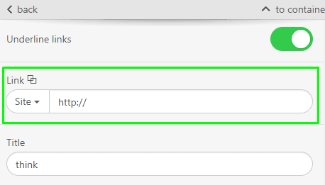Stripo How to Build an Email Template Manual AtoZ Adding Links to Text