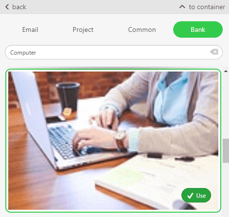 How to Build HTML Email Template with Stripo_Addimg Images from the Bank