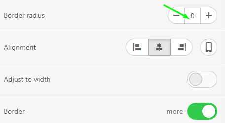 How to Build Email with Stripo Setting Border Radius