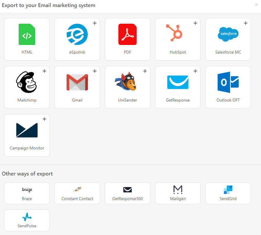 How to Build Email with Stripo Export Options
