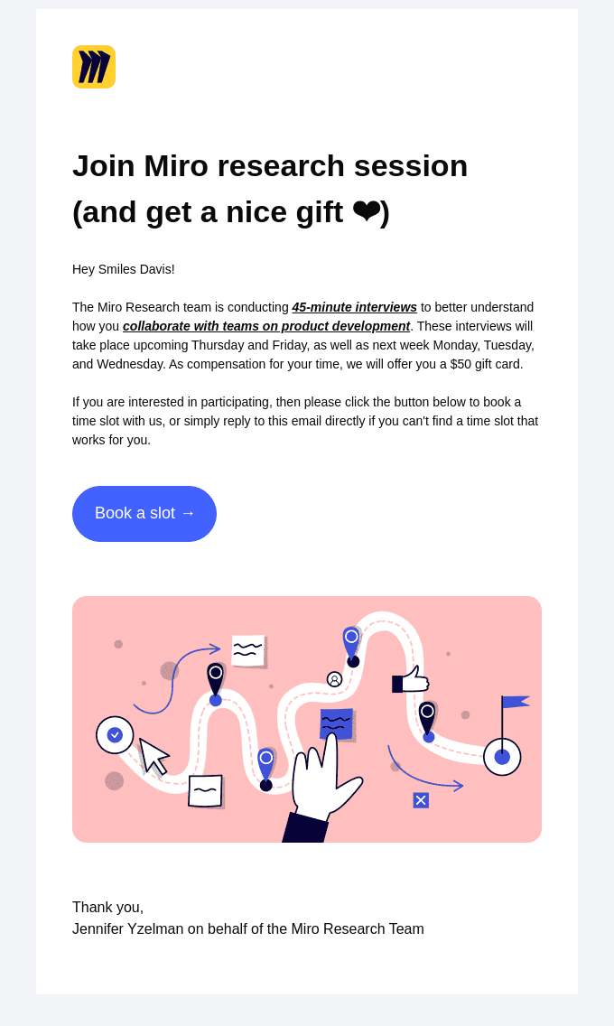 Email with a Warm Birthday Message Email with a Warm Birthday Message