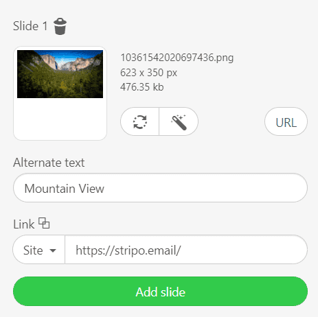 Adding Images to Slides _ AMP Carousel with Stripo Adding Images to Slides _ AMP Carousel with Stripo