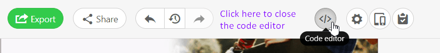 Close the Code Editor Button _ Building AMP Emails with Stripo Close the Code Editor Button _ Building AMP Emails with Stripo