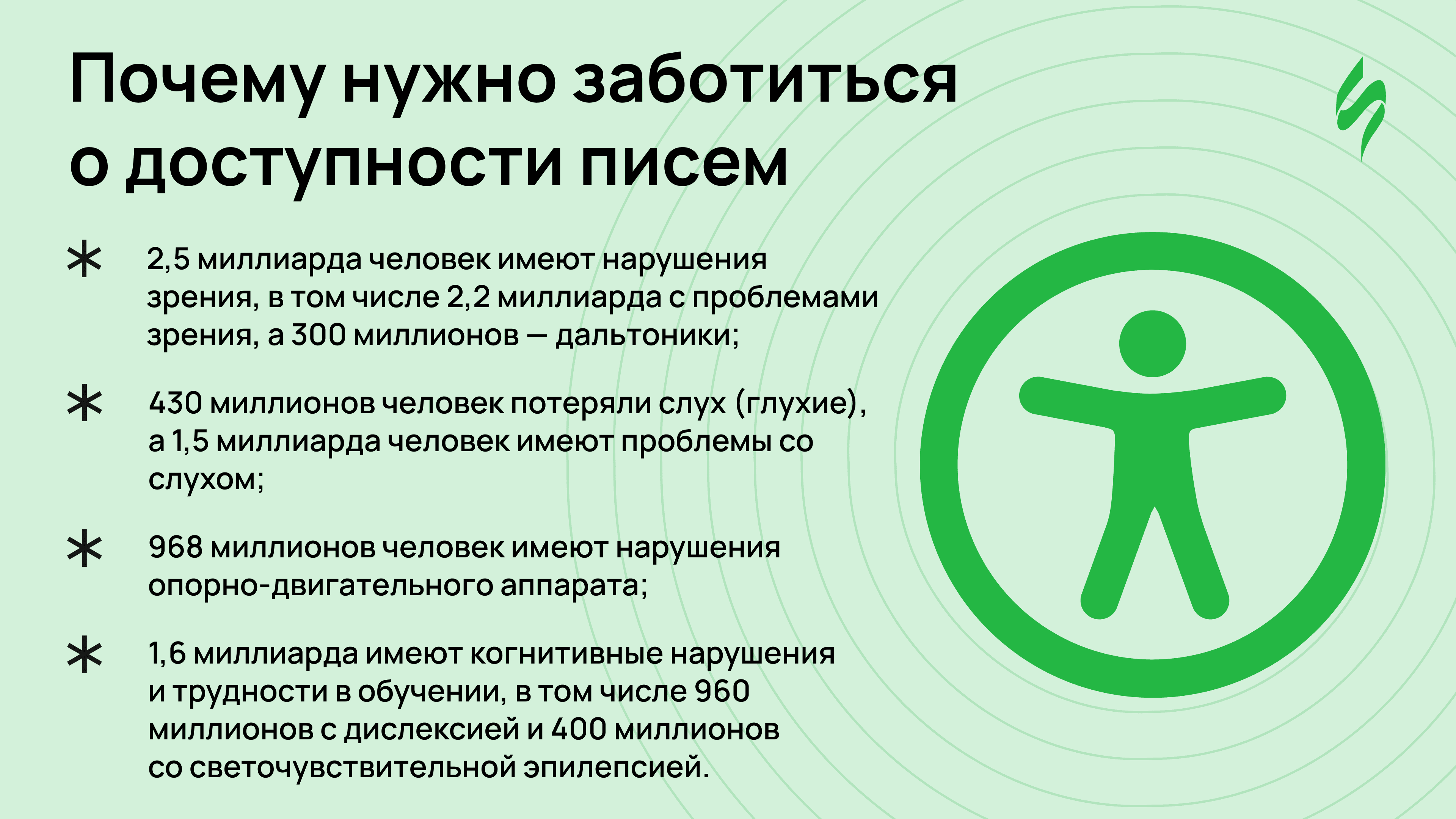 Диаграмма со статистикой по ограниченным возможностям