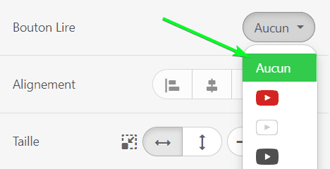Stripo _ E-mail d'appel &agrave; l'action pour le marketing _ Bouton de lecture anim&eacute;