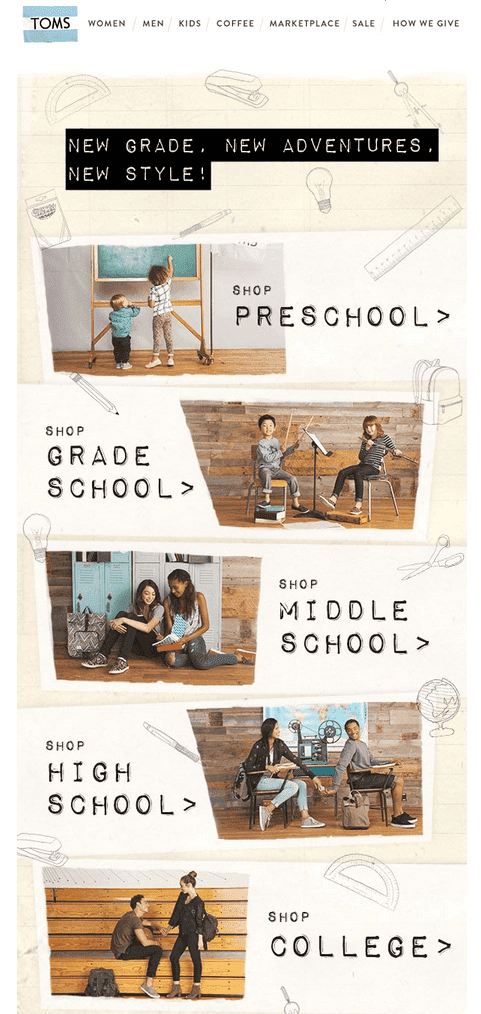 Back to school season _ Use school theme in emails Back to school season _ Use school theme in emails