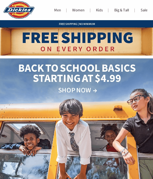 Back to school marketing campaign by dickies Back to school marketing campaign by dickies