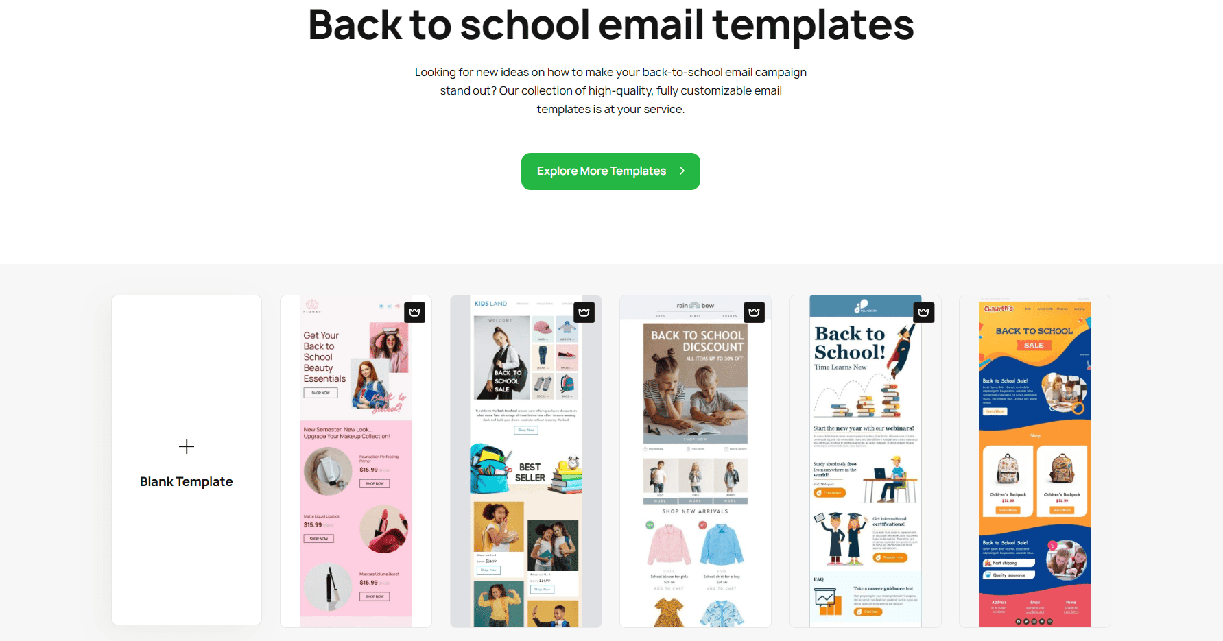 Ready to use back to school email templates Ready to use back to school email templates
