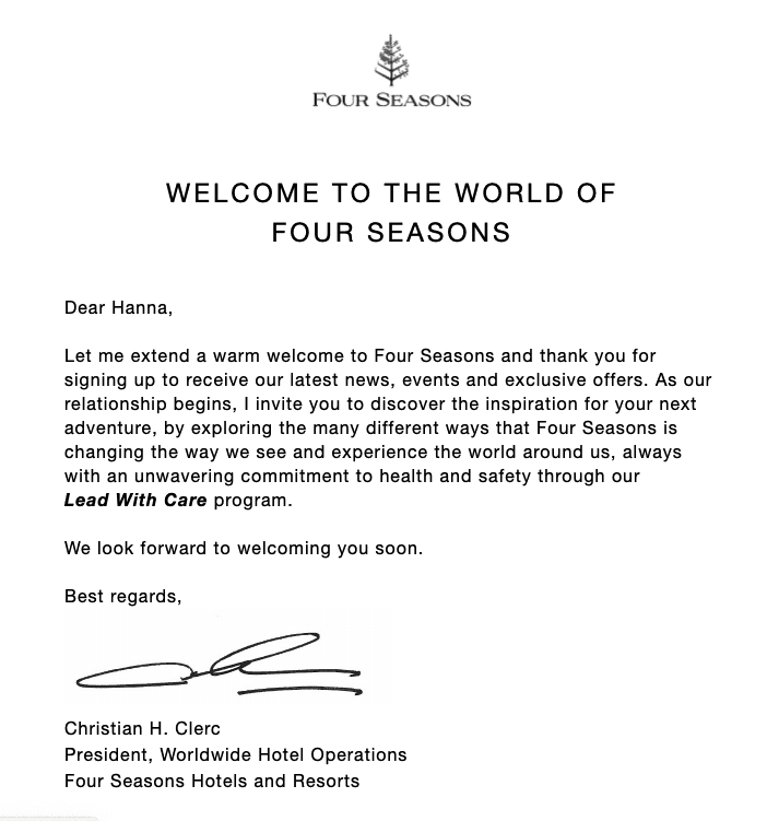 Користувальницький підпис листів для CEO