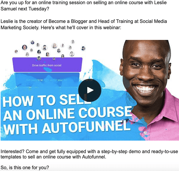 Video in Email Marketing_Invitation for Webinars Video in Email Marketing_Invitation for Webinars