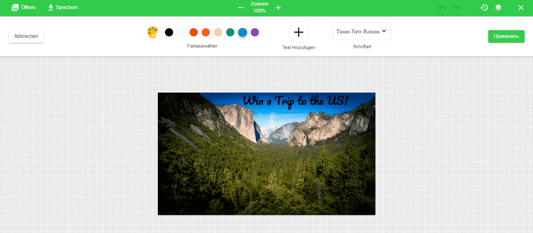 Eingebetteter Foto-Editor Eingebetteter Foto-Editor