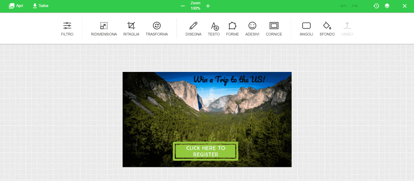 Aggiungere un Pulsante CTA alla Diapositiva