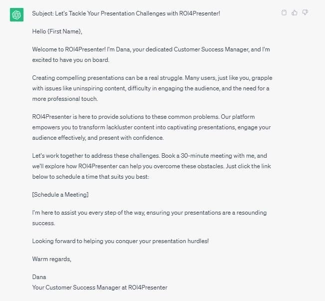 Emphasizing problems in the email Emphasizing problems in the email