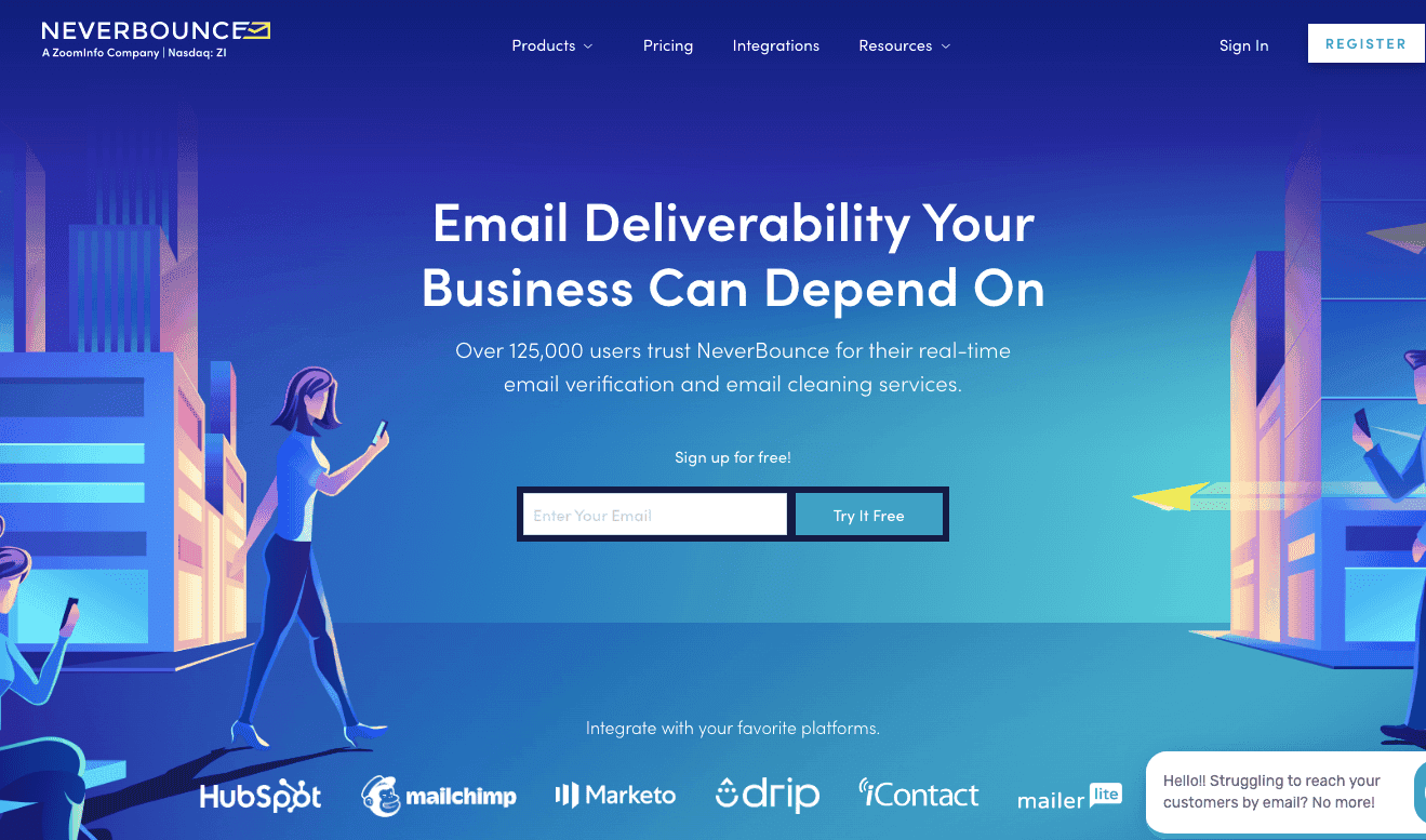 Email list cleaning service