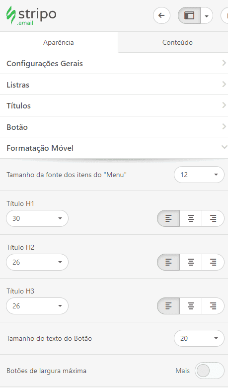 Design de e-mail personalizado do Mailchimp_Estilos móveis Design de e-mail personalizado do Mailchimp_Estilos móveis