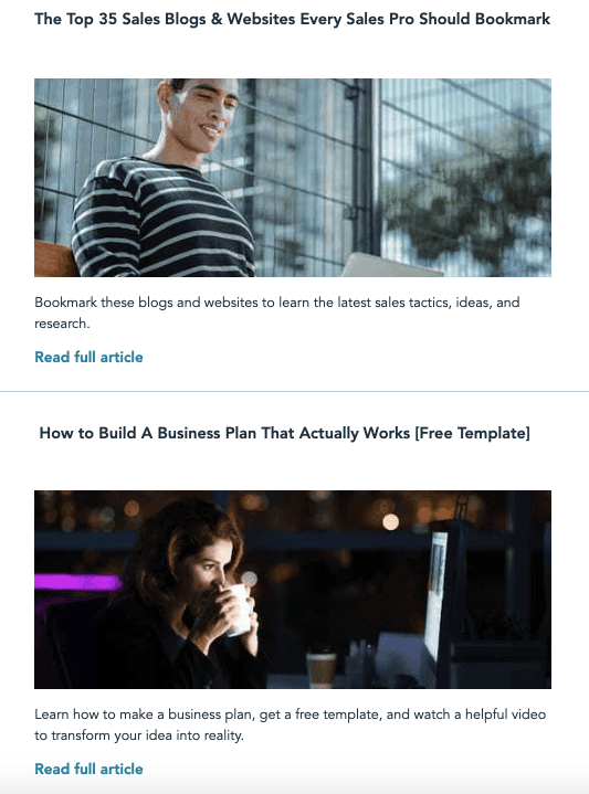 AMP Accordion_Example of Email Digest by Hubspot AMP Accordion_Example of Email Digest by Hubspot
