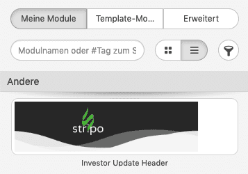 Searching for Modules_DE Searching for Modules_DE