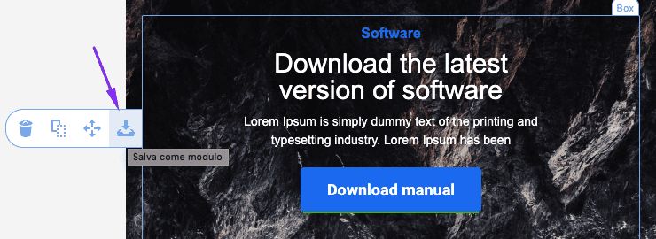 Saving Elements as Modules to Library_IT Saving Elements as Modules to Library_IT