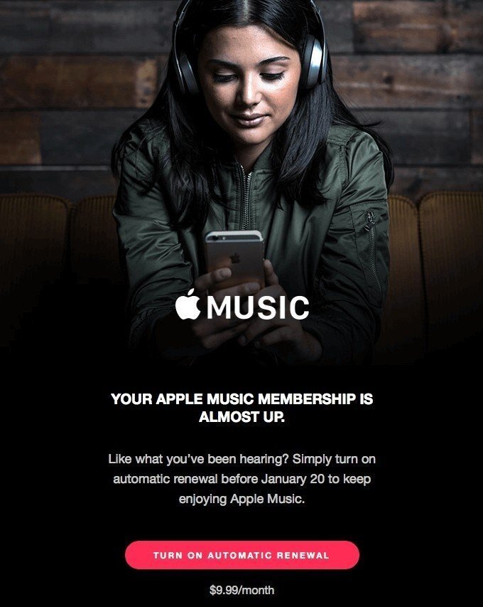 Приклад повідомлення про продовження підписки Приклад повідомлення про продовження підписки