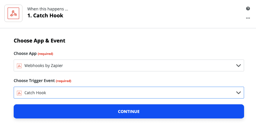 Dropdown menu_Choosing the Right Trigger Event with Zapier Dropdown menu_Choosing the Right Trigger Event with Zapier