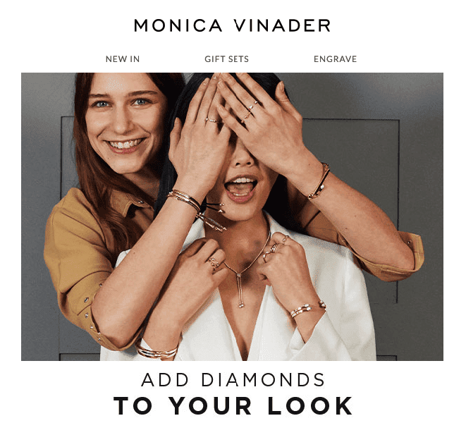 Jewlery Email Examples_Focus on Close-ups and Emotions Jewlery Email Examples_Focus on Close-ups and Emotions