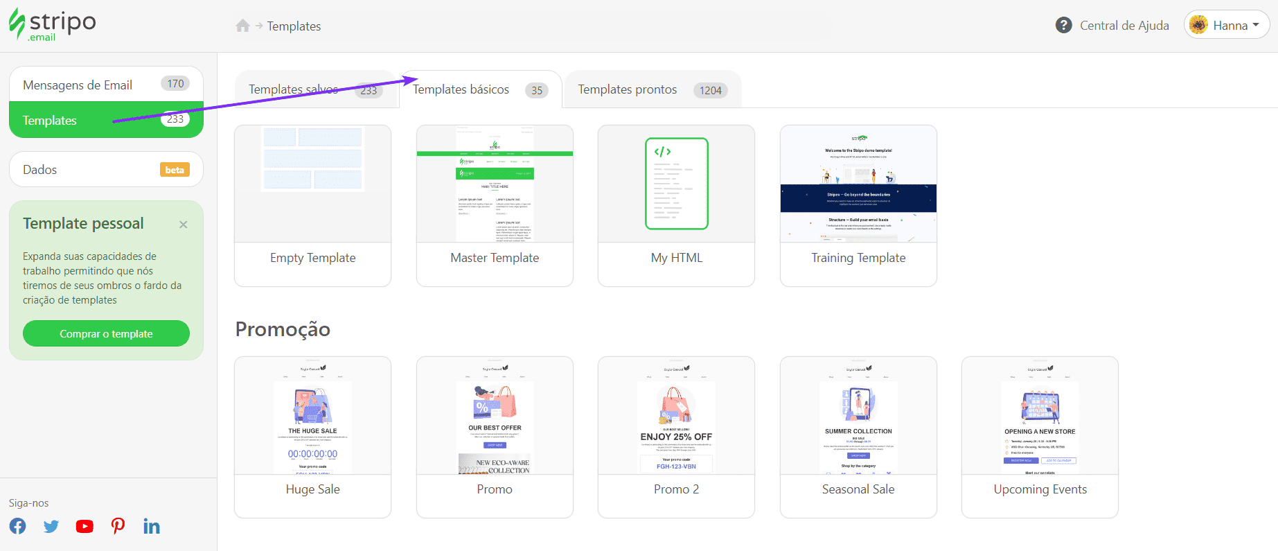 Criar modelo de e-mail HTML no Gmail _ Modelos b&aacute;sicos