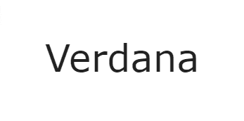 Verdana-Schriftart für E-Mails