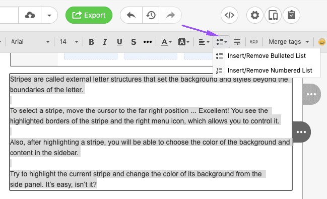 Inserting Bulleted Lists Inserting Bulleted Lists
