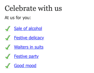 Underlining Links Email Marketing Mistake Example Underlining Links Email Marketing Mistake Example