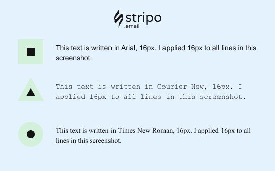 Email Safe Fonts _ Working on Emailing Font Size Email Safe Fonts _ Working on Emailing Font Size