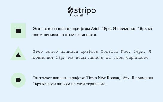 Безопасные шрифты для писем _ Работа над размером шрифта для письма Безопасные шрифты для писем _ Работа над размером шрифта для письма