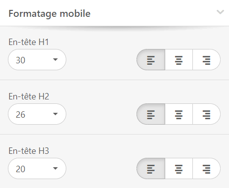 E-mails optimisés pour les mobiles_Travailler sur les styles de titres E-mails optimisés pour les mobiles_Travailler sur les styles de titres