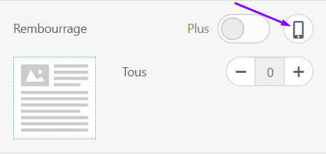 Réglage des rembourrages pour les appareils mobiles Réglage des rembourrages pour les appareils mobiles
