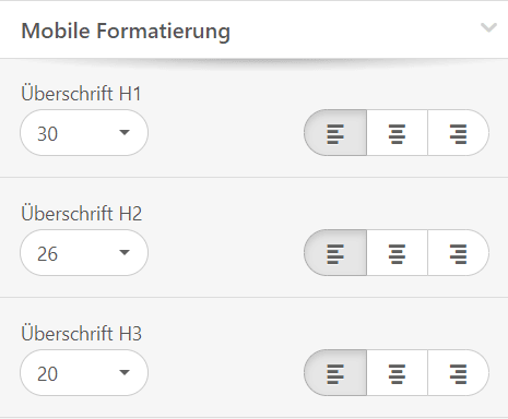 Für Mobilgeräte optimierte E-Mails_Arbeiten an Überschriftenstilen