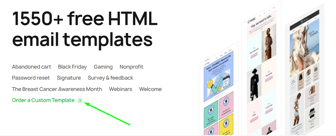 An active link to order a custom template An active link to order a custom template