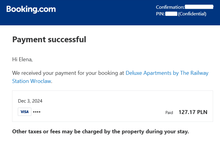 Ein Beispiel für die Bestätigungs-E-Mails nach dem Kauf Ein Beispiel für die Bestätigungs-E-Mails nach dem Kauf