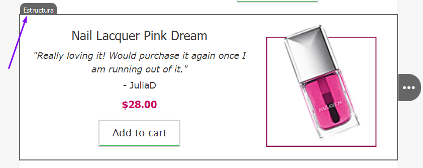 El icono de estructura El icono de estructura