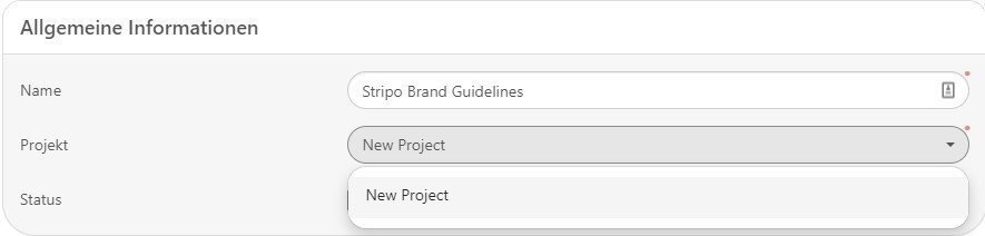 Allgemeine Informationen-Projekt Allgemeine Informationen-Projekt