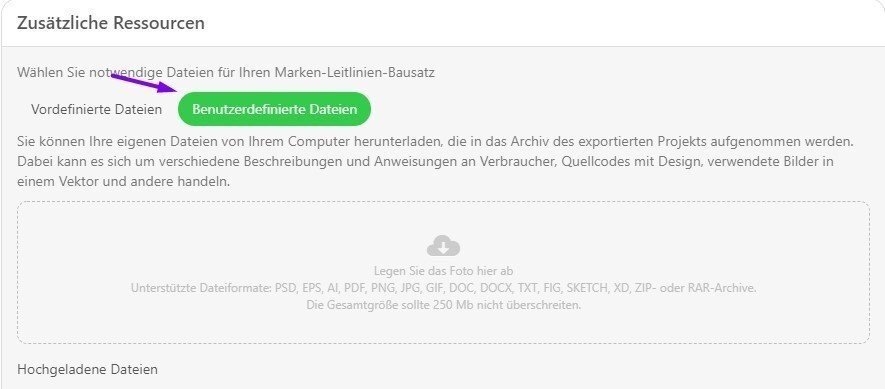 Benutzerdenifierte dateien Benutzerdenifierte dateien