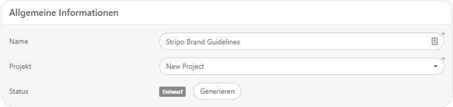 Generieren Generieren