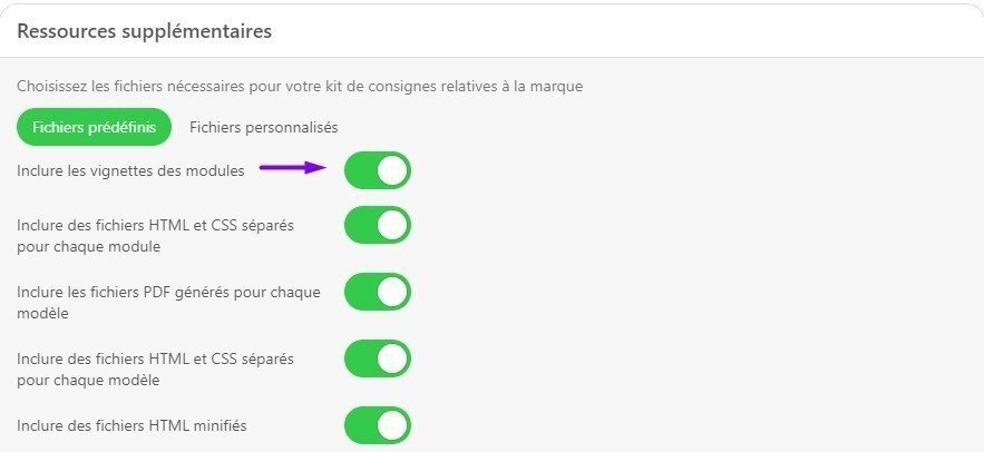 Fichier predefiner Fichier predefiner
