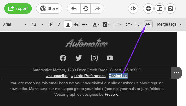 Adding Mailto Links in Emails with Stripo Adding Mailto Links in Emails with Stripo