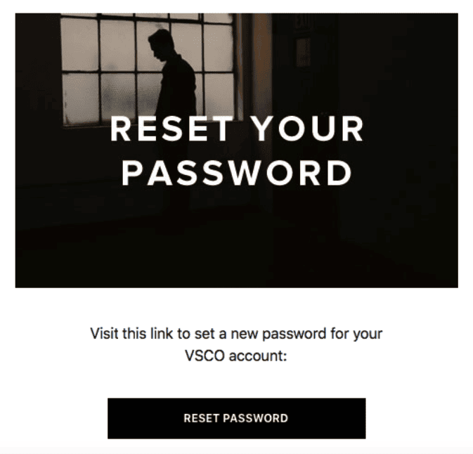 Example of a Great Password Reset Email Example of a Great Password Reset Email