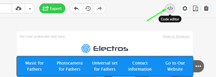 Stripo Adding Anchor Links in Emails Opening Code Editor Stripo Adding Anchor Links in Emails Opening Code Editor