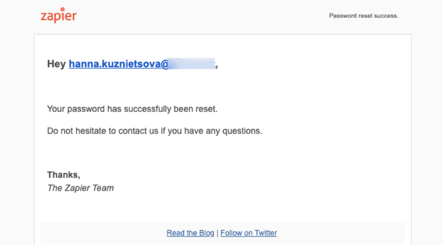 Confirmation Email That Users Password Has Been Changed Confirmation Email That Users Password Has Been Changed